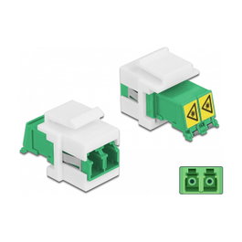 DeLOCK Módulo Keystone LC Duplex hembra a LC Duplex hembra con protección láser