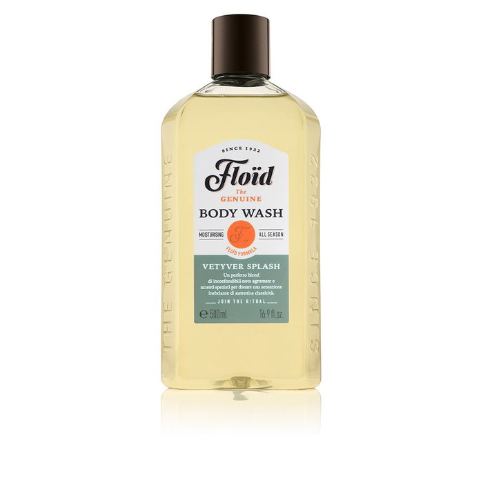 Floïd Gel de Baño Vetyver Splash 500 ml - Gel y Champú Refrescante para Hombre