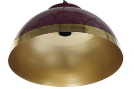 DKD Home Decor Lámpara Techo Moderno Lila Rosa 33 x 24 x 33 cm (2 Unidades)