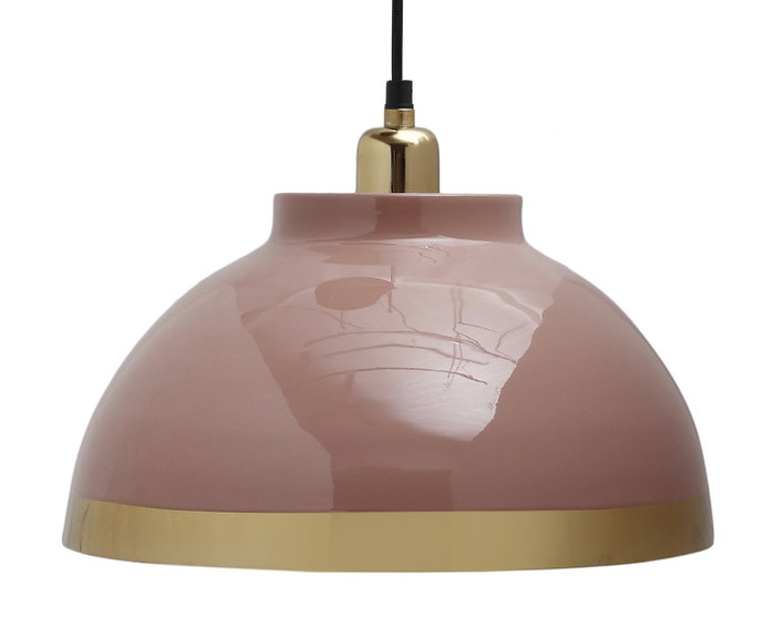 DKD Home Decor Lámpara de Techo de Metal Lacado, Surtido Lila y Rosa