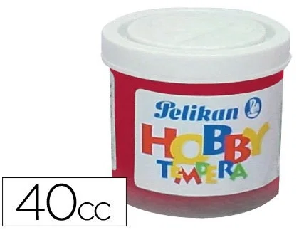 Pelikan Témpera Hobby Carmín n.34 de 40 cc - Pack de 6 unidades Pelikan Témpera Hobby Carmín n.34 de 40 cc - Pack de 6 unidades