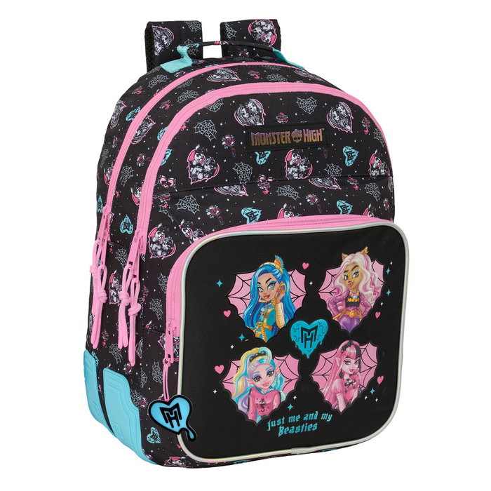Safta Mochila Monster High adaptable con cantoneras 420x320x150 mm Safta Mochila Monster High adaptable con cantoneras 420x320x150 mm