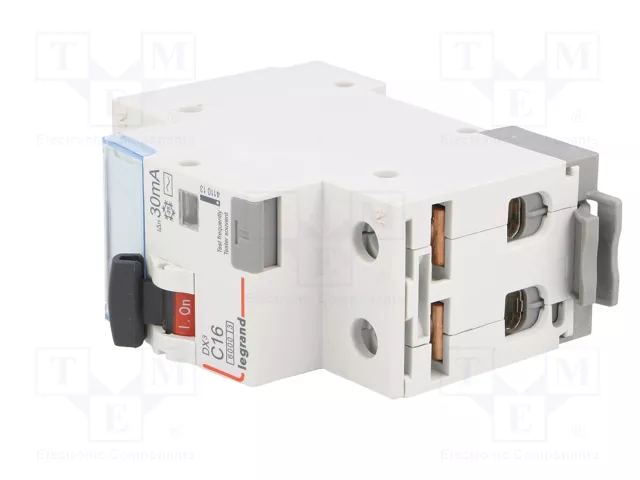 LEGRAND P310 DX RCBO 16A 30mA 230VAC 2 Polos