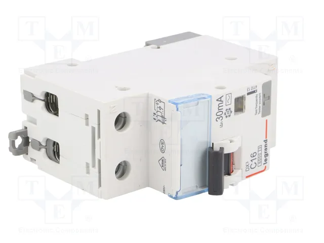 LEGRAND P310 DX RCBO 16A 30mA 230VAC 2 Polos