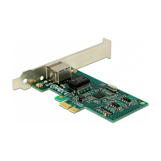 DeLOCK 89943 Tarjeta de Red Gigabit LAN PCI Express x1 1x RJ45 Intel 82574L - Interna, 10/100/1000 Mbit/s, Windows/Linux