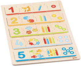 GOKI Puzzle Aprende a Contar 20 Piezas