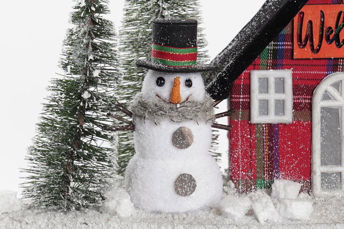 DKD Home Decor Decoración Luminosa Navidad Casa LED Rojo Negro 15x21x38 cm DKD Home Decor Decoración Luminosa Navidad Casa LED Rojo Negro 15x21x38 cm