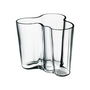 Iittala Alvar Aalto Jarrón de Cristal Soplado Transparente (2 Unidades) Altura 9,5 cm