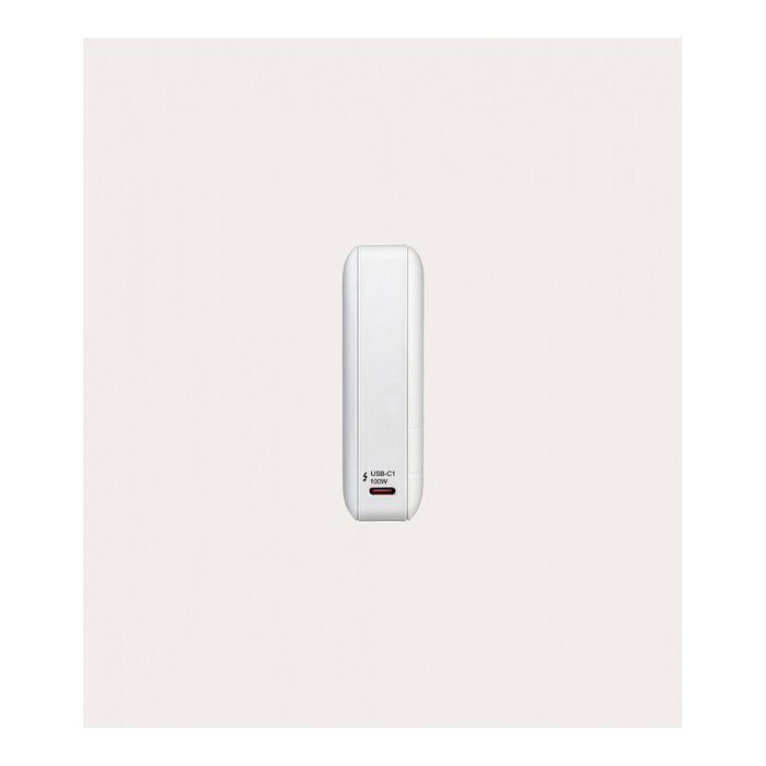 TUCANO Power Bank para Laptop 24000 mAh, 120W USB-C PD, Carga Rápida, Blanco, 3 Puertos (USB-C/USB-A), Indicador LED