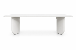 DKD Home Decor Mesa de Comedor de Melamina y MDF Lacada 240x110x76 cm