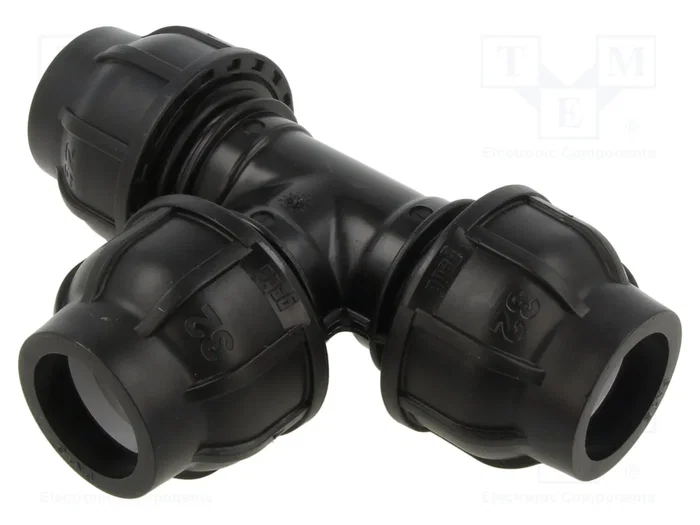 GEBO Conector de Apriete en T para Tuberías PE 32mm GEBO Conector de Apriete en T para Tuberías PE 32mm