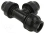 GEBO Conector de Apriete en T para Tuberías PE 32mm