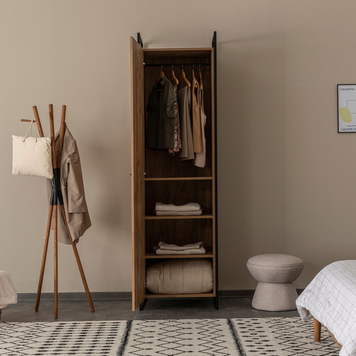 Hanah Home Dynamic Takım - 29 Armarios de Pino Atlántico con Patas Metálicas y Amplio Almacenamiento, Material 100% Melamina