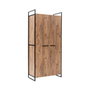 Hanah Home Dynamic Takım - 29 Armarios de Pino Atlántico con Patas Metálicas y Amplio Almacenamiento, Material 100% Melamina