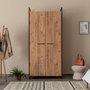Hanah Home Dynamic Takım - 29 Armarios de Pino Atlántico con Patas Metálicas y Amplio Almacenamiento, Material 100% Melamina