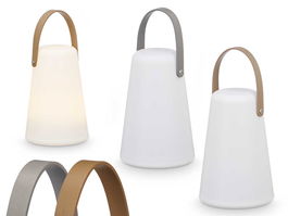 Giftdecor Lámpara Sobremesa LED Asa Surtidos Colores 13.8 x 20 x 13.8 cm (Set de 8)