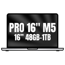 Apple MacBook Pro 16" M5 Pro 18-Core CPU 48GB RAM 1TB SSD 20-Core GPU Portátil Plata macOS Tahoe - Referencia MGE64Y/A
