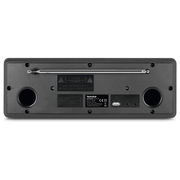 TechniSat DigitRadio 370 CD IR Radio Digital con CD y Spotify Negro