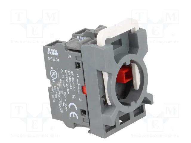 ABB Bloques de contactos 22mm NC para placa frontal