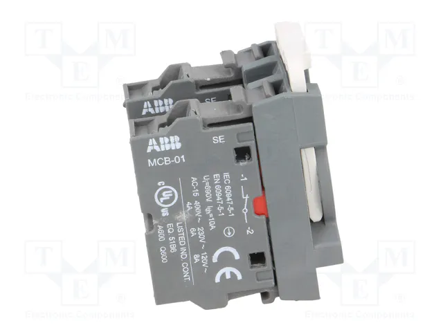 ABB Bloques de contactos 22mm NC para placa frontal