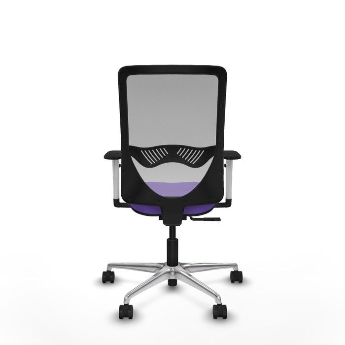 PIQUERAS Y CRESPO Silla de oficina Zulema con mecanismo Sincro, Lila y Gris PIQUERAS Y CRESPO Silla de oficina Zulema con mecanismo Sincro, Lila y Gris