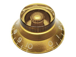 Botón Campana Boston Dorado Traslúcido