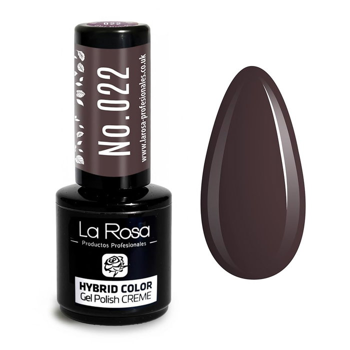 La Rosa Esmalte Semipermanente UV/LED Creme Nº 022 Ciruela La Rosa Esmalte Semipermanente UV/LED Creme Nº 022 Ciruela