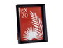 Giftdecor Portafoto Plástico Moldura Negra 15x20 cm con Gancho para Colgar (Set de 24)