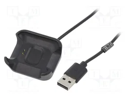 AKYGA Cable para cargar Xiaomi Mi Watch Lite y Redmi Watch, 1m, Negro