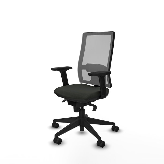 PIQUERAS Y CRESPO Silla de oficina Horna con Mecanismo Sincro Negro/Gris PIQUERAS Y CRESPO Silla de oficina Horna con Mecanismo Sincro Negro/Gris