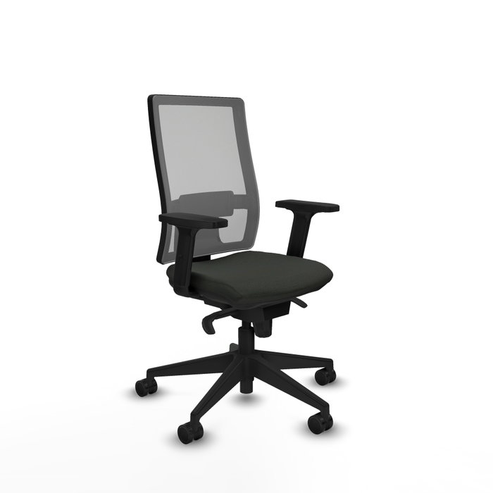 PIQUERAS Y CRESPO Silla de oficina Horna con Mecanismo Sincro Negro/Gris PIQUERAS Y CRESPO Silla de oficina Horna con Mecanismo Sincro Negro/Gris