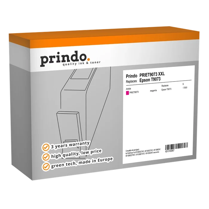 Prindo Cartucho de Tinta Magenta PRIET9073 Classic XXL Prindo Cartucho de Tinta Magenta PRIET9073 Classic XXL