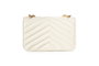 Vince Camuto Bolso Bandolera Mujer Crema Piel de Polivinilo 21x9x12 cm