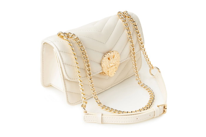 Vince Camuto Bolso Bandolera Mujer Crema Piel de Polivinilo 21x9x12 cm Vince Camuto Bolso Bandolera Mujer Crema Piel de Polivinilo 21x9x12 cm