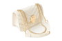 Vince Camuto Bolso Bandolera Mujer Crema Piel de Polivinilo 21x9x12 cm