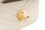 Vince Camuto Bolso Bandolera Mujer Crema Piel de Polivinilo 21x9x12 cm