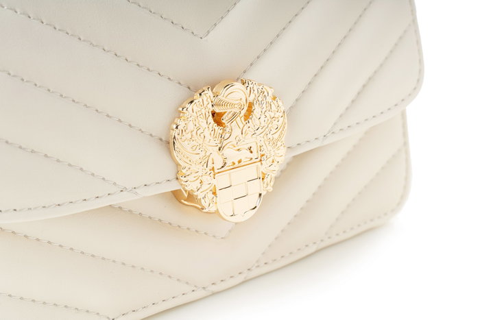 Vince Camuto Bolso Bandolera Mujer Crema Piel de Polivinilo 21x9x12 cm Vince Camuto Bolso Bandolera Mujer Crema Piel de Polivinilo 21x9x12 cm