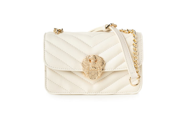 Vince Camuto Bolso Bandolera Mujer Crema Piel de Polivinilo 21x9x12 cm Vince Camuto Bolso Bandolera Mujer Crema Piel de Polivinilo 21x9x12 cm