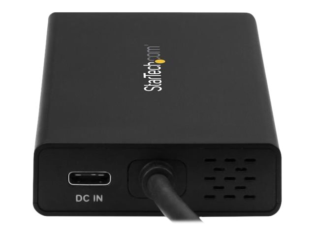 Hub USB Startech DKT30CHPD Negro 60 W