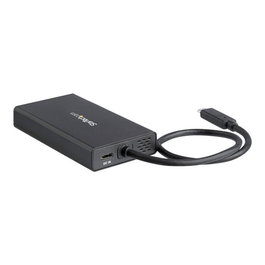 Hub USB Startech DKT30CHPD Negro 60 W