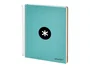 Antartik Cuaderno Espiral A5 Micro, 120 Hojas 90gr Liso, 5 Bandas, 6 Taladros, Color Menta