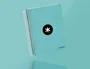 Antartik Cuaderno Espiral A5 Micro, 120 Hojas 90gr Liso, 5 Bandas, 6 Taladros, Color Menta