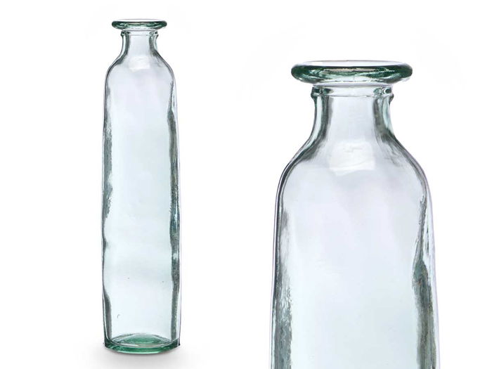 Giftdecor Violetero Vidrio Reciclado Transparente 24.5 cm (Set de 12)