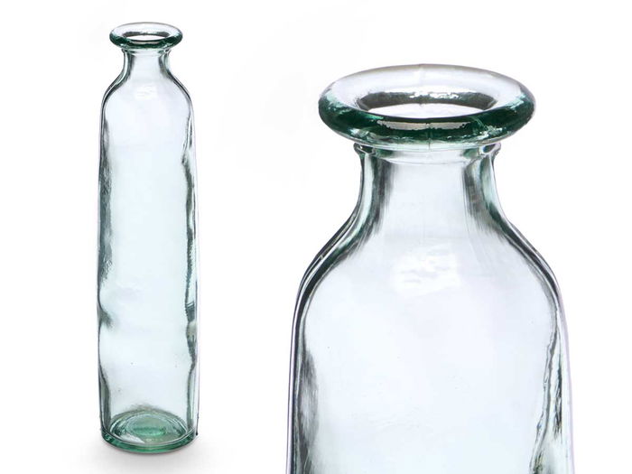 Giftdecor Violetero Vidrio Reciclado Transparente 24.5 cm (Set de 12)