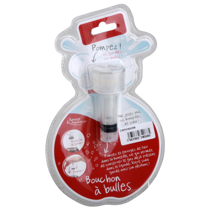 Easy Make Tapón Para Burbujas Sur, Evita que se escapen, Diámetro 9 cm