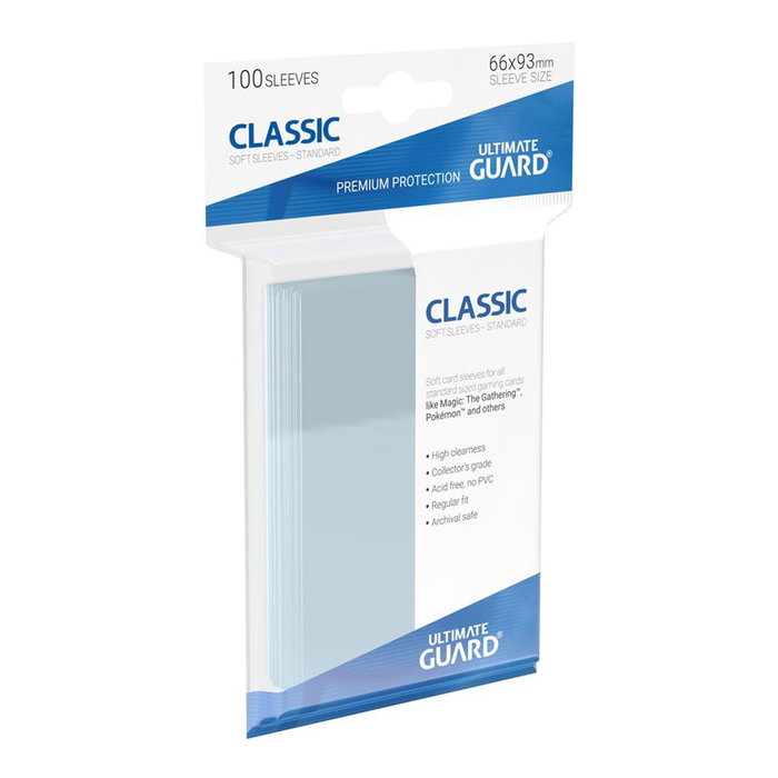 Ultimate Guard Classic Sleeves Tamaño Estándar (100 unidades) Ultimate Guard Classic Sleeves Tamaño Estándar (100 unidades)