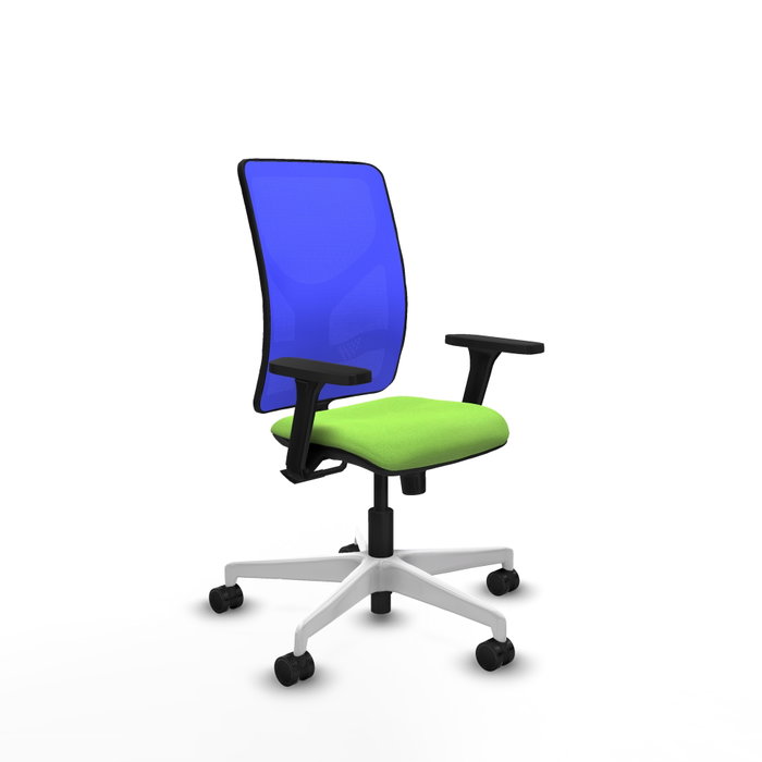 PIQUERAS Y CRESPO Silla de oficina Motilla con mecanismo Sincro, Azul y Pistacho PIQUERAS Y CRESPO Silla de oficina Motilla con mecanismo Sincro, Azul y Pistacho