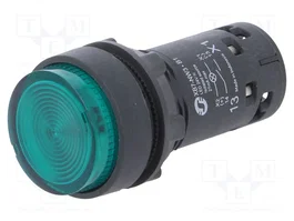 SCHNEIDER ELECTRIC Interruptor de presión Harmony XB7 22mm verde con LED 24V