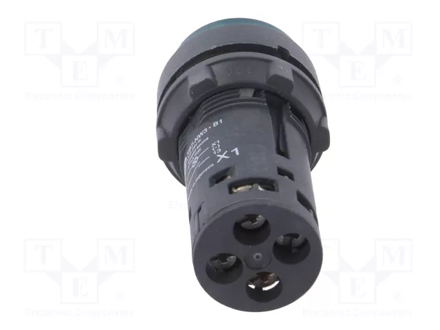 SCHNEIDER ELECTRIC Interruptor de presión Harmony XB7 22mm verde con LED 24V