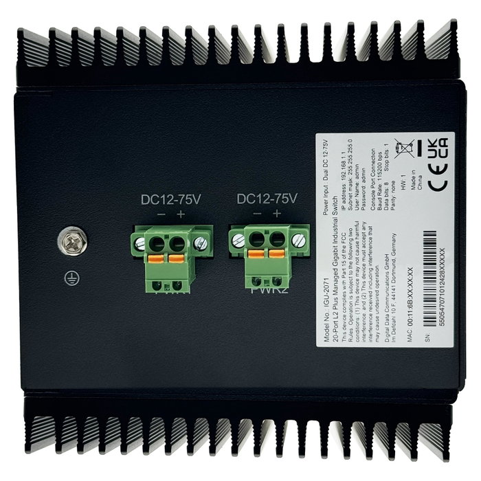 Level One IGU-2071 Switch Industrial Gestionado de 20 Puertos
